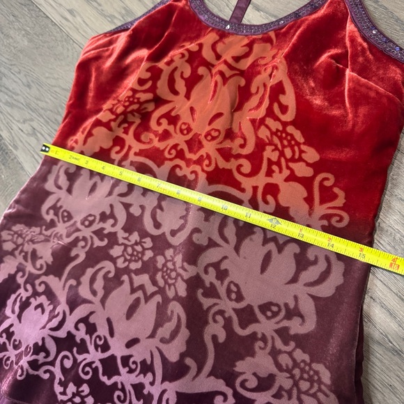 Free People Forbidden Ivy Ombré Velvet Tunic Dress Size 0 NWOT - Picture 6 of 12